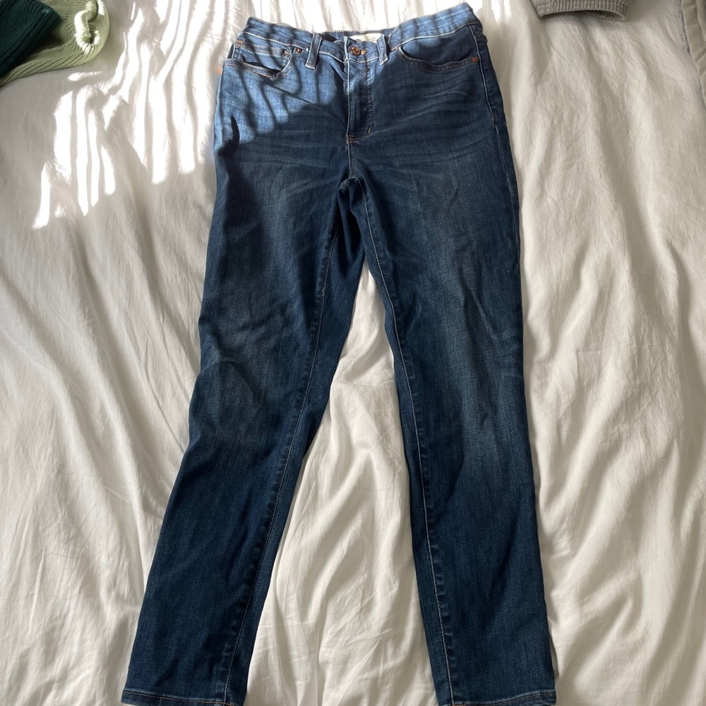 Madewell Curvy High Rise skinny jeans